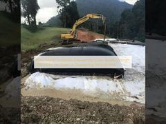 Siyah/KUM Jeotekstil Susuzlaştırma Tüpleri Üstün Susuzlaştırma Performansı için Çekme Dayanımı 200/200kn