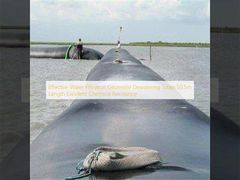 Etkili Su Filtreleme Geotekstil Susuzlaştırma Tüpleri 50.5m Uzunluk Mükemmel Kimyasal Direnç