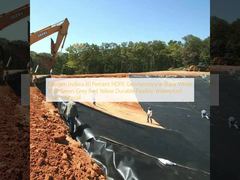 Oksijen İndeksi≥%30 Yüksek Yoğunluklu Polietilen (HDPE) Jeozar Siyah Beyaz Mavi Yeşil Gri Kırmızı Sarı Dayanıklı Esnek Su Geçirmez Astar Malzemesi