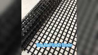 Dayanıklı Yol Kaplama Stabilizasyonu için Fiberglas Geogrid