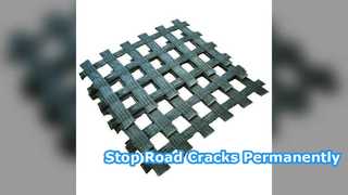 Yol Güçlendirme için Yüksek Mukavemetli Fiberglas Geogrid