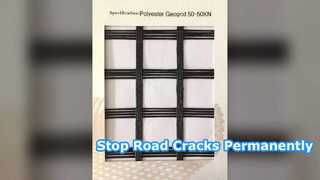 Fiberglas Geogrid Yol Güçlendirme ve Çatlak Önleme