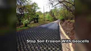 Yol İnşaatı için HDPE Geocell Çakıl Izgarası