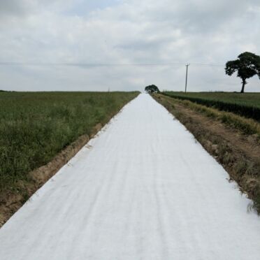 Geotekstil Kumaş Geçici Yol Taban Ayrımı İçin Polipropilen Staple Fiber Dokunmamış