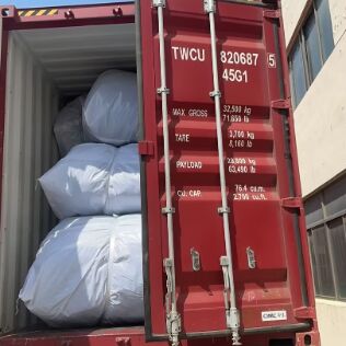 Yüksek sıcaklığa dayanıklı dokumalı jeotekstil su çekme tüpü Palmiye yağı çamurlarının su çekmesi için