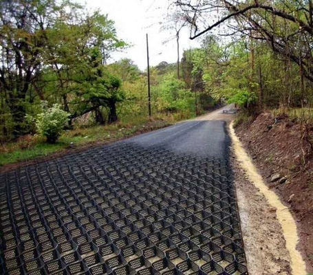 Driveway HDPE Geocell Zemin Izgarası Finişer Zemin Stabilizasyonu Geocell İstinat Duvarları