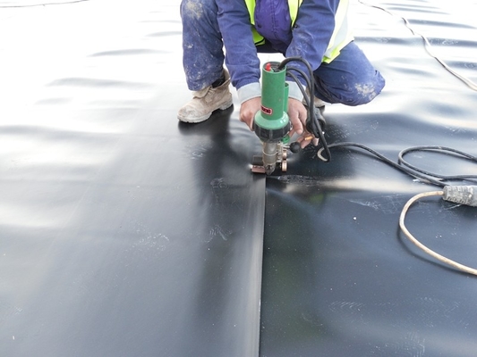 Yüzme Havuzu için 30 Mil PVC Geomembran Astar Suya Dayanıklı Membran Gölet Astarı