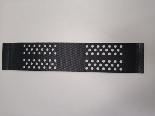 Siyah Rampa Yol İnşaatı Çakıl HDPE Geocell Stabilize