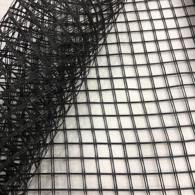 Demiryolu 200m Alkali Dirençli PP Bazalt Fiber Geogrid