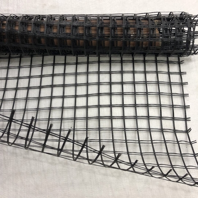 Kaldırım Zemin Stabilizasyonu için Siyah Örgü Fiberglas Geogrid
