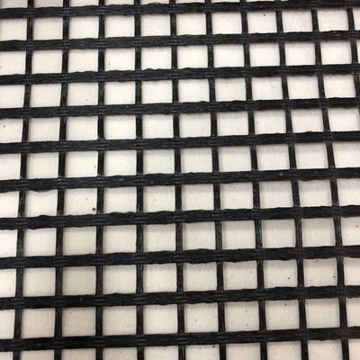 Kaldırım Zemin Stabilizasyonu için Siyah Örgü Fiberglas Geogrid