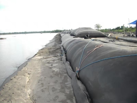 Kumla dolu Cofferdam Geri kazanma ve arazi geri kazanma Jeotekstil su çekme boruları Çekim gücü 130/130 kn Açık boyut 0.4mm