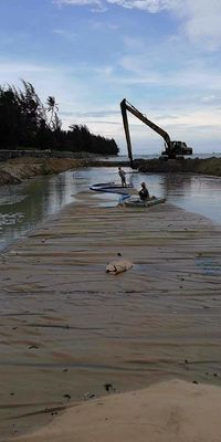 12.6m Kumlu Kofferdam ve Toprak Temizliği için Çapraz Su Çuvalları