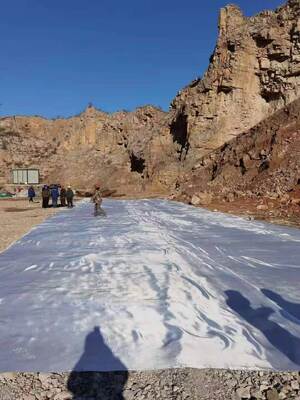 5.2m Genişlikte Dokuma Jeotekstil Kumaş, 50KNm ila 1200KNm Çekme Dayanımı ve 12KN veya Daha Fazla CBR Delinme Dayanımı Sunar, Yamaç Güçlendirmede Uygulanır