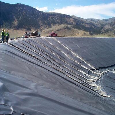 Tarım Irrigasyon Havuzları için UV Dirençli 1.5mm Yumuşak HDPE Geomembrane Liner