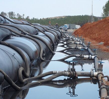 Basınca Dayanıklı 50kN PP Jeotekstil Susuzlaştırma Tüpleri Palmiye Yağı Çamuru Filtrasyonu İçin