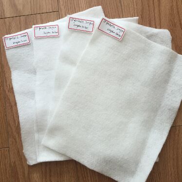 Kısa lif iğneli pervaneli kum filtrasyonu için dokunulmamış jeotekstil kumaşları