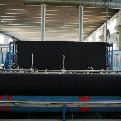200g 250g İğne Dövülmüş Polyester Nonwoven Geotekstil İstinat Duvar Drenajı İçin