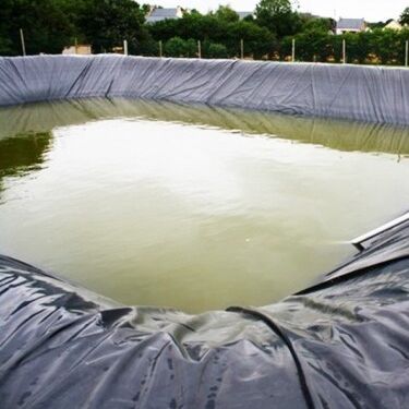 Gölet Tarımsal Sulama Rezervuarları İçin Balıklara Dayanıklı HDPE Geomembran Astar