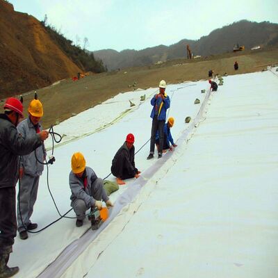 Gölet Gömlekleri İçin İğne Delikli Dokuma Olmayan Geotekstil Yastık Altlığı