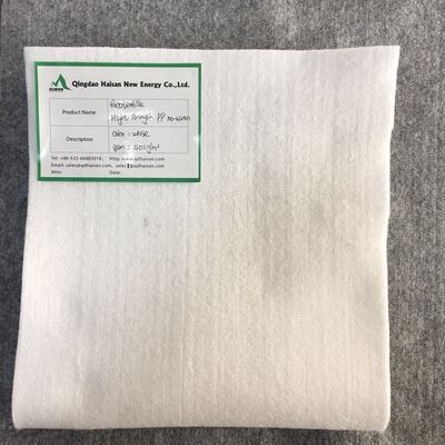 Çatı Bahçesi ve Peyzaj Drenajı için Geçirgen Kısa Elyaf Nonwoven Geotekstil Kumaş