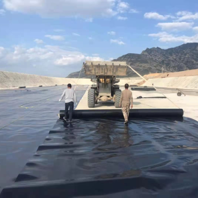 Ticari Çatı Bahçe Yalıtımı için Kök Bariyer Suya Dayanıklı HDPE Geomembran Astar Levha