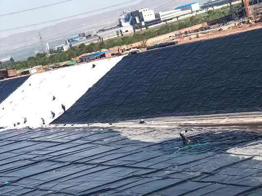 Yapay Göl İnşaatı İçin UV Korumalı Siyah HDPE Geomembran Astar