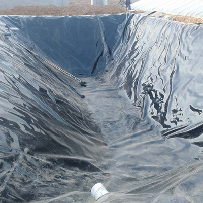 Tarımsal Biyogaz Çürütücü Kapağı için Gaz Geçirmez HDPE Geomembran Astar