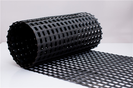 100KN Asfalt Fiberglas Geogrid