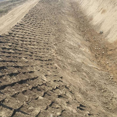Eğim Koruma Hücresel Kapatma Sistemi için Duvar İstinat Plastik Geocell