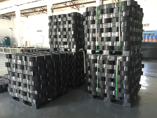 Doku HDPE Geocell Siyah Eğim Korumalı Plastik Araba Yolu Izgarası