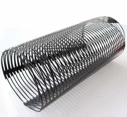 160kn/M Plastik Geogrid Mesh Duvar İstinat Barajı Yüksek Yoğunluklu Polietilen