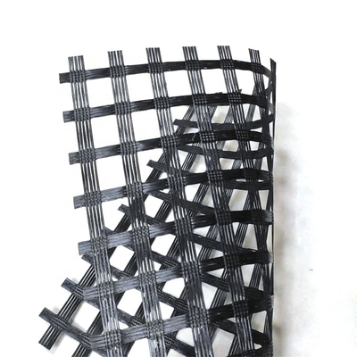 Karbon Alkaliye Dayanıklı Fiberglas Mesh Geogrid Rulo Çift Eksenli Üç Eksenli