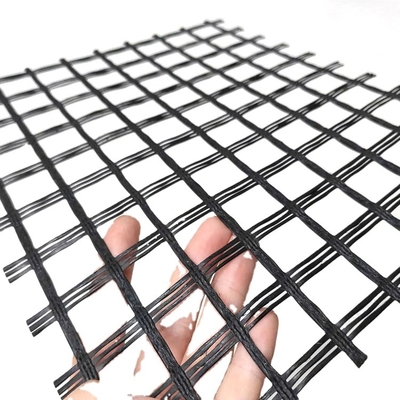 Çift Eksenli Fiberglas Geogrid İplik Bitüm Yol Onarımı Alkaliye Dayanıklı Güçlendirme Mesh