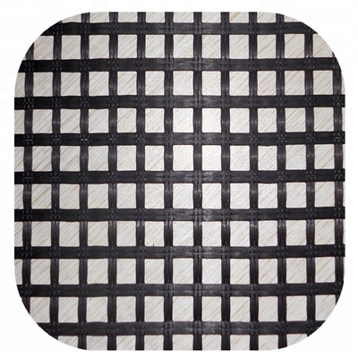 Yol Asfalt Katmanı Takviyesi İçin Esnek Polyester Plastik Geogrid Mesh