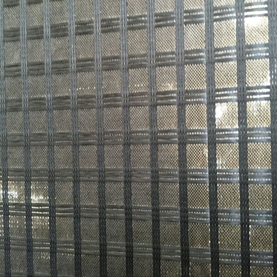 50-100m rulolardaki Biaxial Warp uygulamaları için polimer kaplı cam lif jeogridi