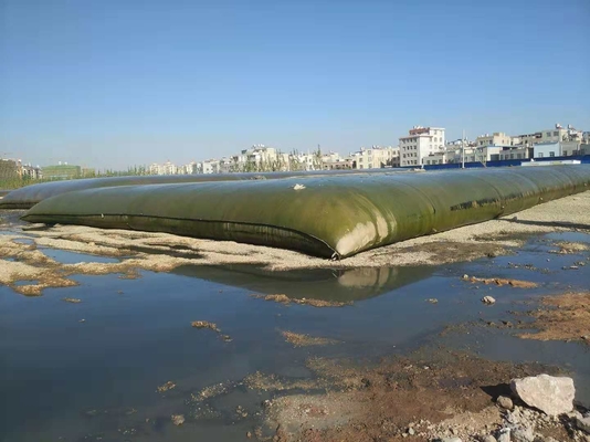 Palmiye yağı atık sularını arındırmak için jeotekstil torbalarını su çekme
