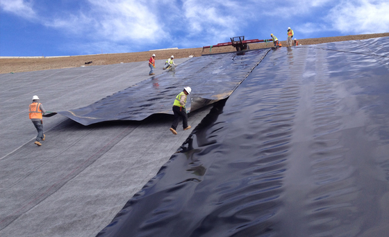 0.2mm PVC Geomembran Astar Çatı Depolama Havuzu Tankı Gölet HDPE Baraj Astarı