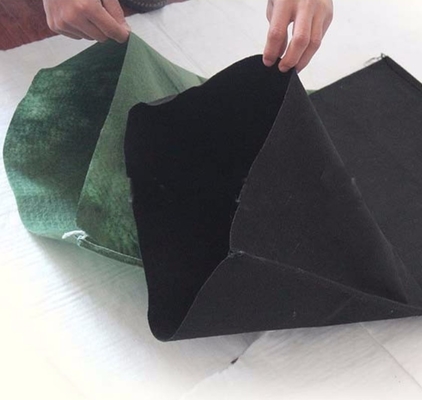 Toksik Olmayan PP Geotekstil Geobag Dokuma Olmayan 200g-1400g Yeşil Siyah