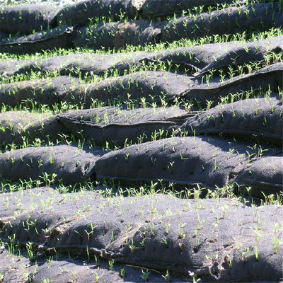 Toprak Doldurma Malzemesi Jeotekstil Geobag Dokunulmamış jeotekstiller Kanal için yüksek geçirgenlik Erozyon kontrolü ve sel koruması için ideal