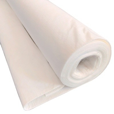 Polyester Dokuma Olmayan Geotekstil Drenaj Kumaş Beyaz 150GSM